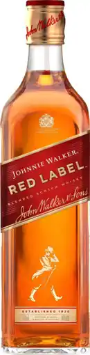 Auchan Supermarché Johnnie walker whisky johnnie walker red label offre