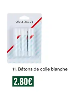 Monoprix Bâtons de colle blanche offre