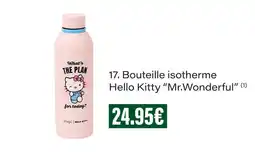 Monoprix Mr.wonderful bouteille isotherme hello kitty offre
