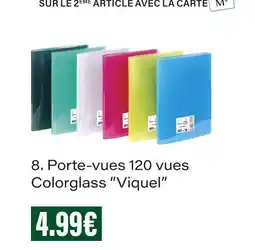 Monoprix Viquel porte-vues 120 vues colorglass offre