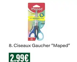 Monoprix Maped ciseaux gaucher offre
