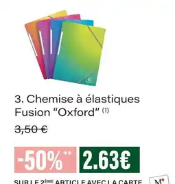 Monoprix Fusion chemise à élastiques oxford offre