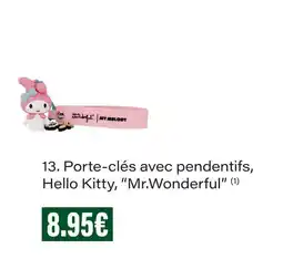 Monoprix Mr.wonderful porte-clés avec pendentifs hello kitty offre