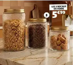 GiFi Les 3 bocaux en verre offre