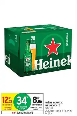 Intermarché Express Heineken - bière blonde offre