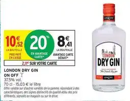 Intermarché Express Signal - london dry gin offre
