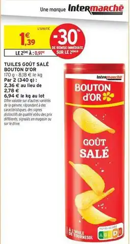 Intermarché Express Signal - tuiles gout salé offre