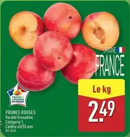ALDI Prunes rouges offre
