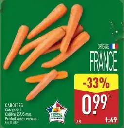 ALDI Carottes offre