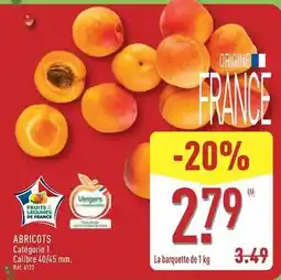 ALDI Abricots offre