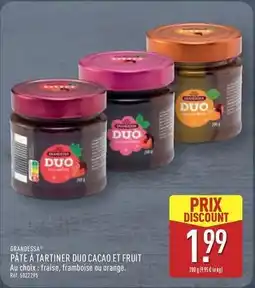 ALDI Orange - pâte à tartiner duo cacao et fruit offre