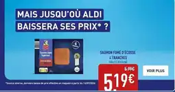 ALDI Saumon fumé d'écosse offre