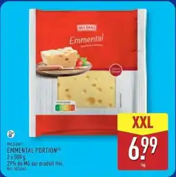 ALDI Milsani - emmental portion offre