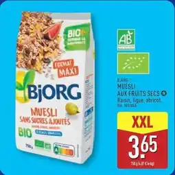 ALDI Bjorg - muesli aux fruits secs offre