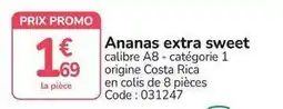Promocash Promo - ananas extra sweet offre
