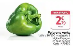 Promocash Promo - poivrons verts offre