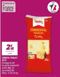 Netto Netto - emmental français offre