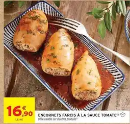 Intermarché Encornets farcis à la sauce tomate offre