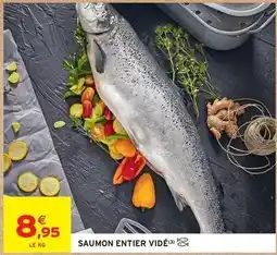 Intermarché Saumon entier vide offre