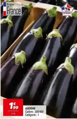 Netto Aubergine calibre offre