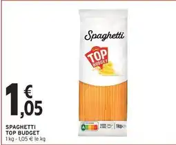 Intermarché Top budget - spaghetti offre