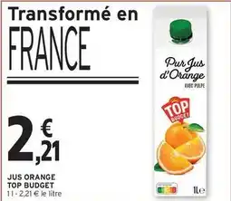 Intermarché Orange - jus offre