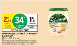 Intermarché Bénédicta - mayonnaise comme à la maison offre