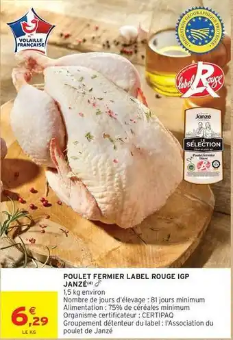 Label rouge - poulet fermier igp