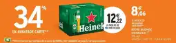 Intermarché Heineken - biere blonde offre
