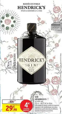 Intermarché Hendrick's - gin offre