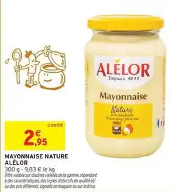 Intermarché Signal - mayonnaise nature offre