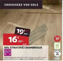 Bricomarché Dim - sol stratifié chambroux offre