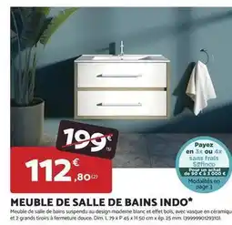 Bricomarché Dim - meuble de salle de bains indo offre