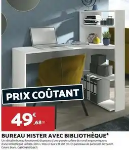 Bricomarché Dim - bureau mister avec bibliothèque offre
