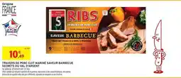 Intermarché Facile - través de porc cuit marine saveur barbecue secret d'vol d'orgen offre