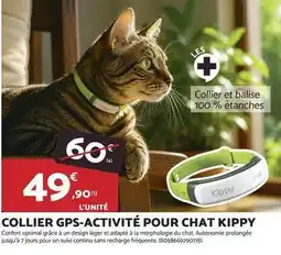 Bricomarché Collier gps-activité pour chat offre