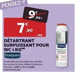 Bricomarché Starwax - détartrant surpuissant pour wc 1 kg offre