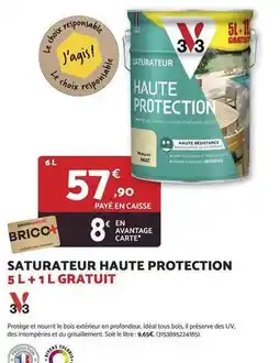 Bricomarché Agis - saturateur haute protection 5l+1 offre