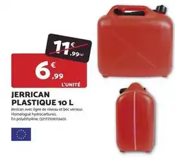 Bricomarché Jerrican plastique 10 l offre