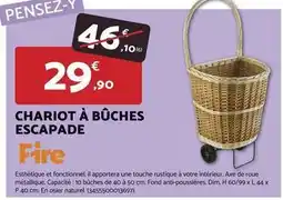 Bricomarché Axe - chariot à bûches escapade offre