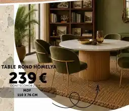 Centrakor HOMELYA TABLE ROND offre