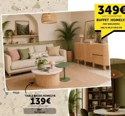 Centrakor BUFFET HOMELYA offre