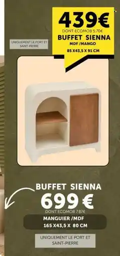 Centrakor BUFFET SIENNA offre