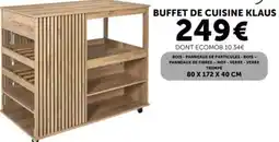 Centrakor KLAUS BUFFET DE CUISINE offre