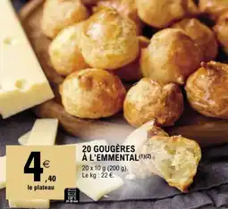 E.Leclerc Gougères à l'Emmental offre