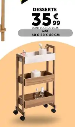 Centrakor Desserte offre