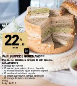 E.Leclerc PAIN SURPRISE GOURMAND offre