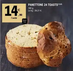 E.Leclerc PANETTONE 24 TOASTS offre