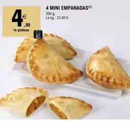 E.Leclerc 4 MINI EMPANADAS offre