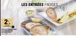 E.Leclerc FILET DE SAUMON FARCI À LA MOUSSELINE DE CREVETTES offre